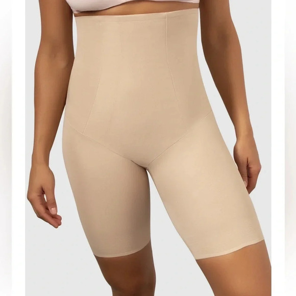 MIRACLESUIT WARM BEIGE EXTRA FIRM CONTROL HIGH WAIST THIGH SLIMMER 2709SZ XL